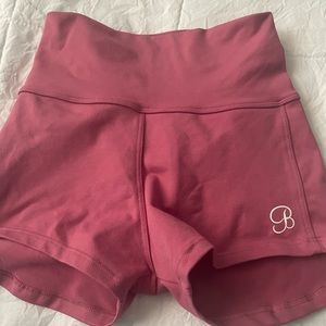 Bombshell Sportswear sexy back shorts in blush